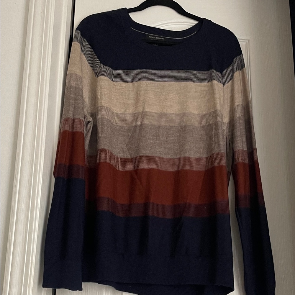 Banana Republic Multicolor Striped Long Sleeve Shirt